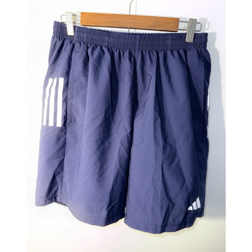 Adidas Men's Running Shorts AEROREADY Blue Lined Gym Athletic Wear Size L7